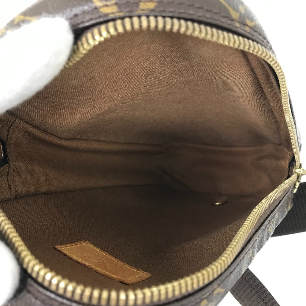 LOUIS VUITTON Sling bag M51780 Monogram canvas Brown Monogram Pochette Gange mens Used Authentic