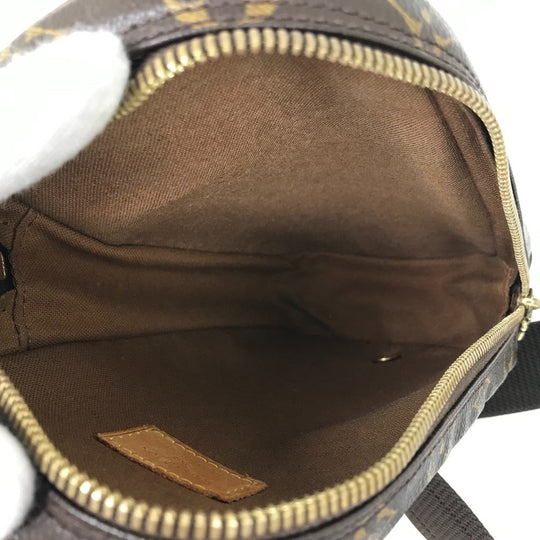 LOUIS VUITTON Sling bag M51780 Monogram canvas Brown Monogram Pochette Gange mens Used Authentic