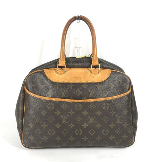 LOUIS VUITTON Handbag M47270 Monogram canvas Brown Monogram Deauville Women Used Authentic