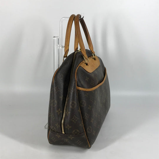 LOUIS VUITTON Handbag M47270 Monogram canvas Brown Monogram Deauville Women Used Authentic