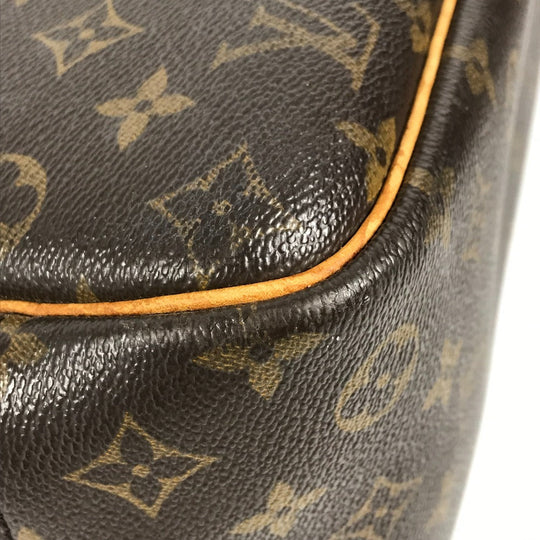 LOUIS VUITTON Handbag M47270 Monogram canvas Brown Monogram Deauville Women Used Authentic
