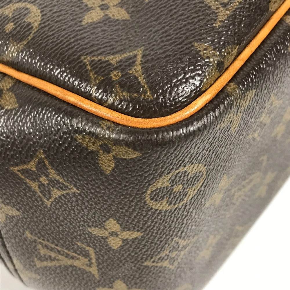 LOUIS VUITTON Handbag M47270 Monogram canvas Brown Monogram Deauville Women Used Authentic
