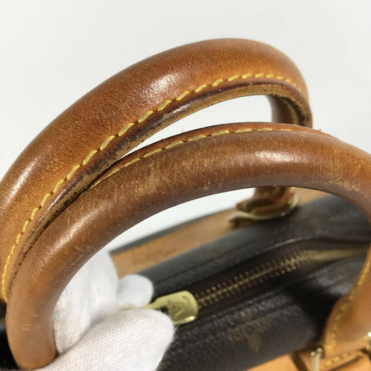 LOUIS VUITTON Handbag M47270 Monogram canvas Brown Monogram Deauville Women Used Authentic