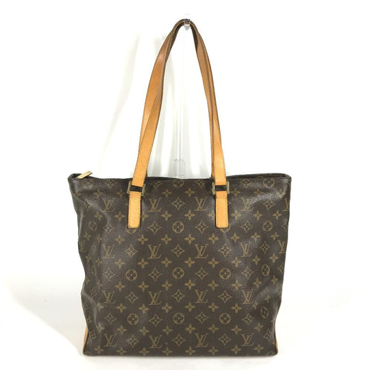 LOUIS VUITTON Shoulder Bag M51151 Monogram canvas Brown Monogram Cabas Mezzo Women Used Authentic