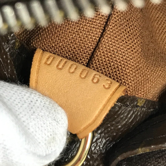LOUIS VUITTON Shoulder Bag M51151 Monogram canvas Brown Monogram Cabas Mezzo Women Used Authentic