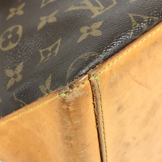 LOUIS VUITTON Shoulder Bag M51151 Monogram canvas Brown Monogram Cabas Mezzo Women Used Authentic