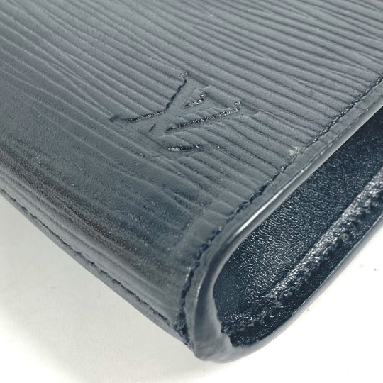 LOUIS VUITTON Clutch bag M52632 Epi Leather black Epi Art deco Women Used Authentic