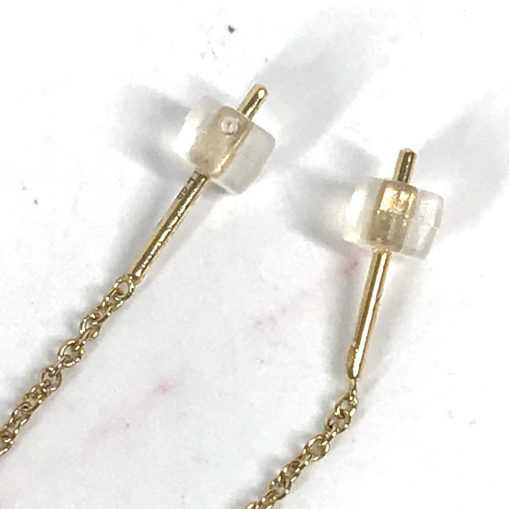 FENDI Pierce metal gold Accessories F is Chain Long Women Used Authentic