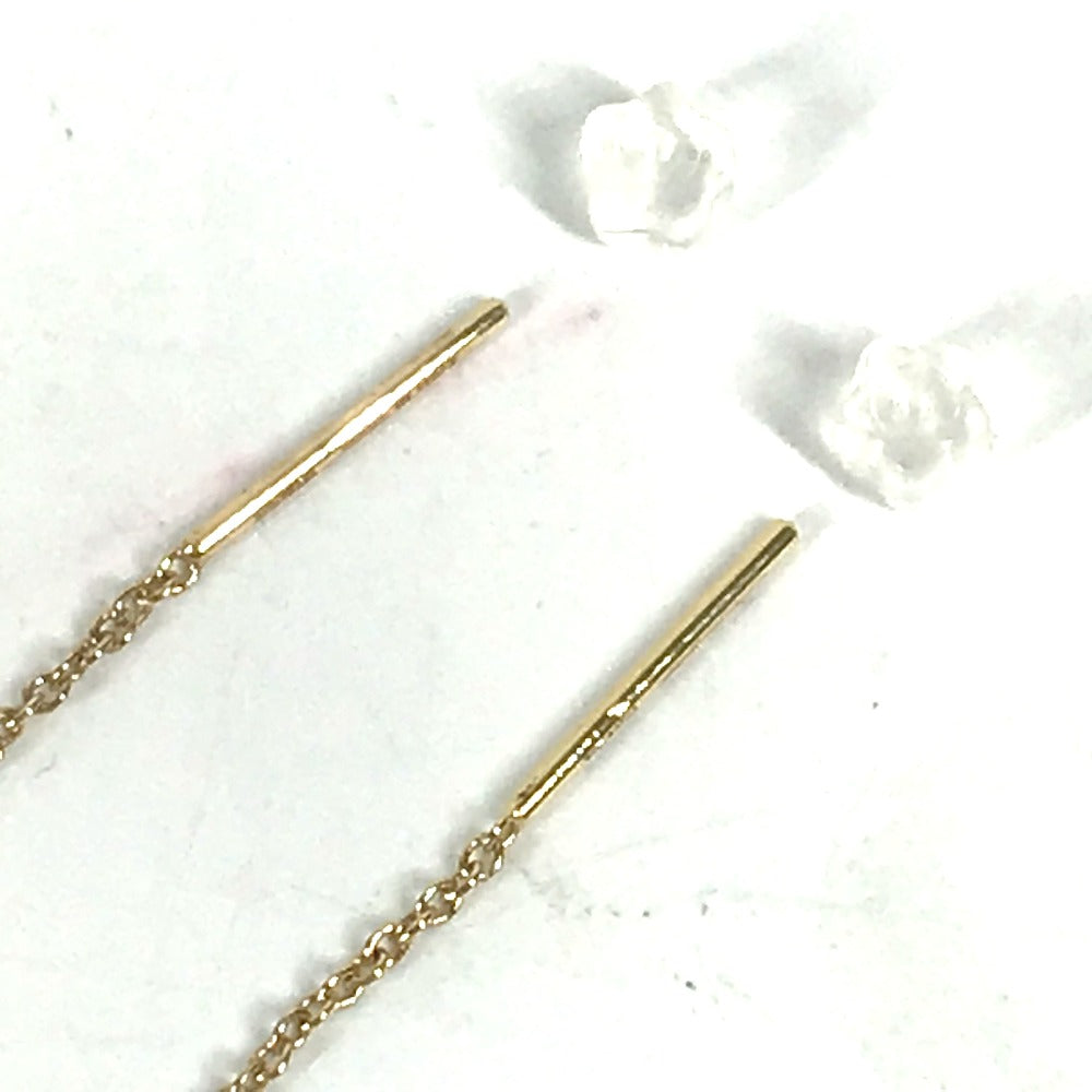 FENDI Pierce metal gold Accessories F is Chain Long Women Used Authentic