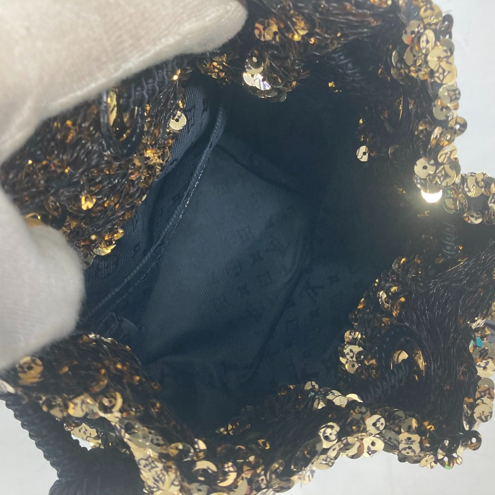 LOUIS VUITTON Handbag M40322 Sequins, Leather gold 2010 Cruise Collection Mininoe Rococo All Women Used Authentic