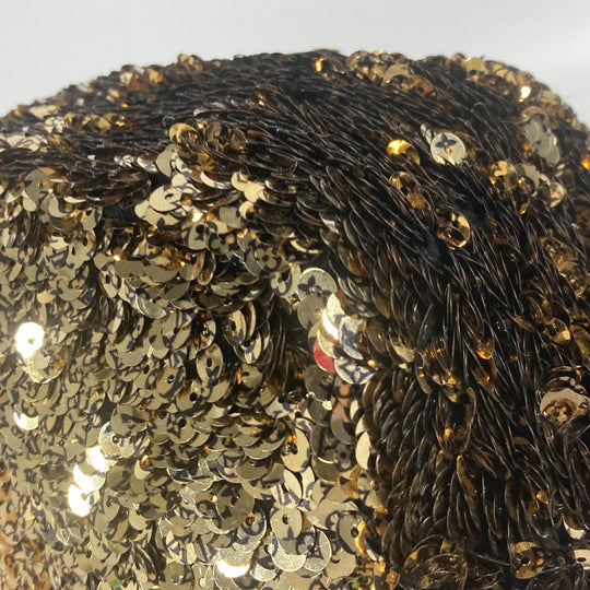 LOUIS VUITTON Handbag M40322 Sequins, Leather gold 2010 Cruise Collection Mininoe Rococo All Women Used Authentic