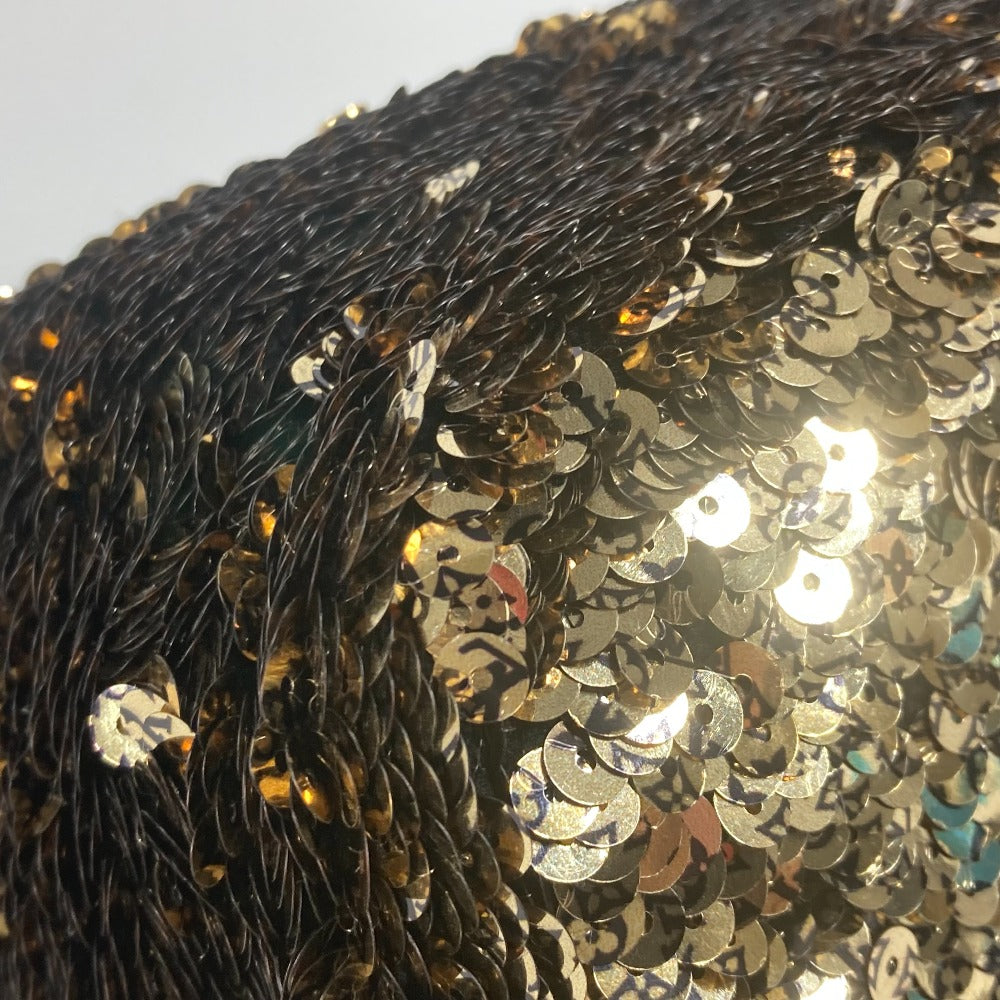 LOUIS VUITTON Handbag M40322 Sequins, Leather gold 2010 Cruise Collection Mininoe Rococo All Women Used Authentic