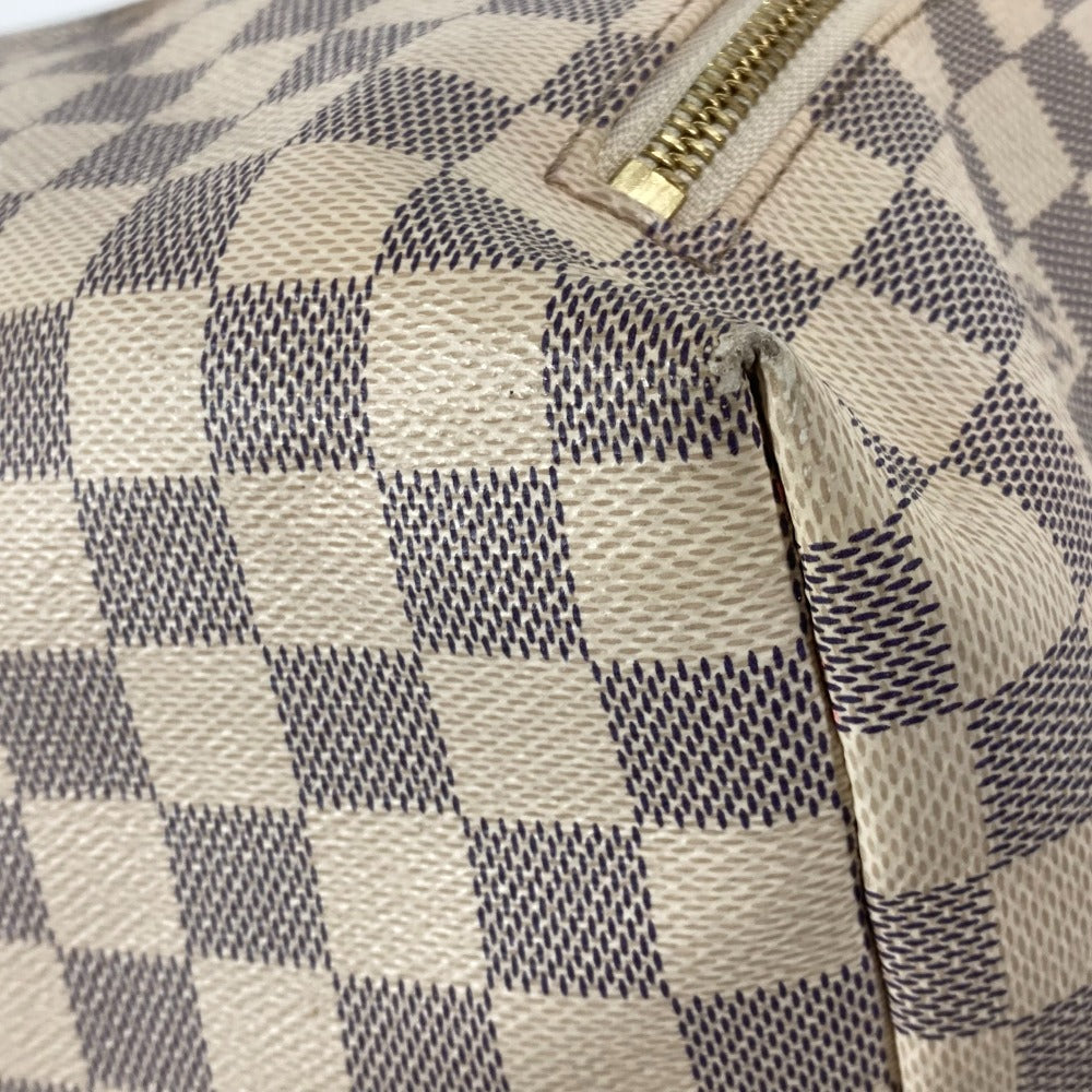 LOUIS VUITTON Backpack N41578 Damier Azur Canvas white Damier Azur Speron Women Used Authentic
