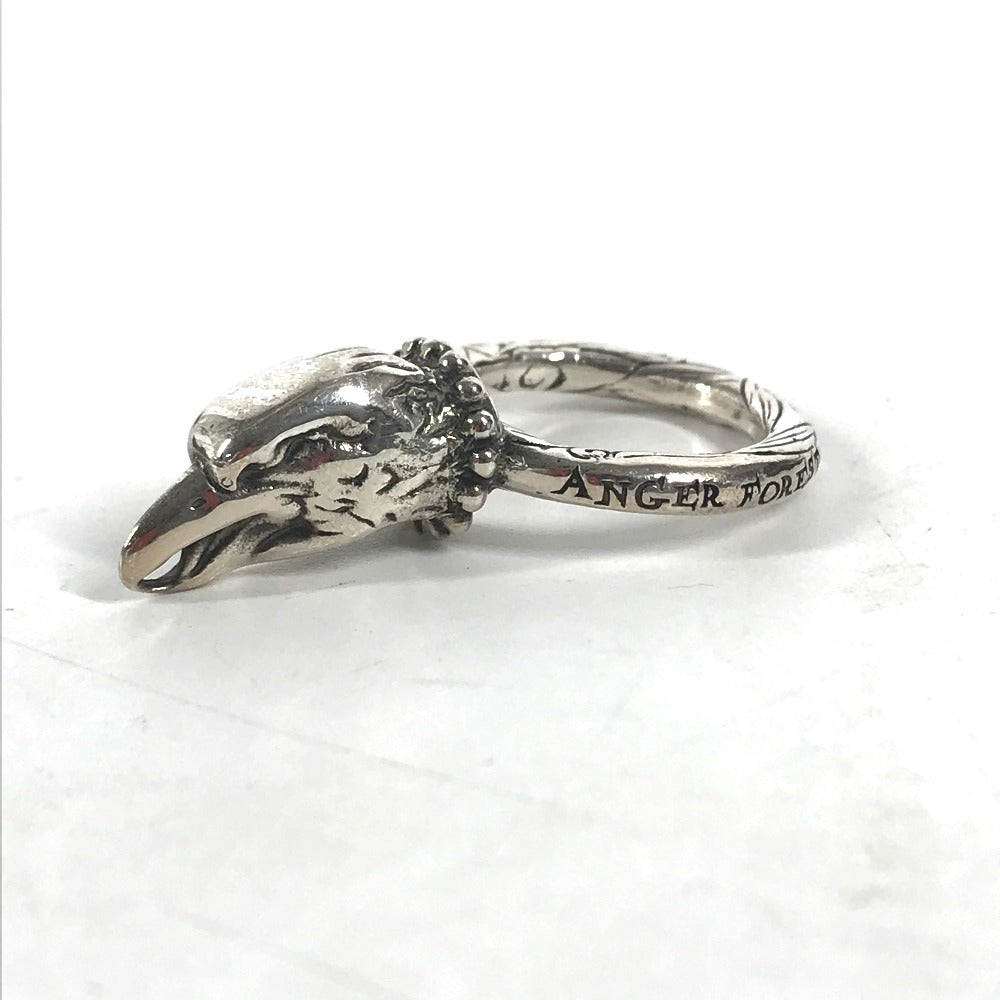 GUCCI Ring SV925 Silver Anger Forest ANGER FOREST Eagle head mens 14 Used Authentic