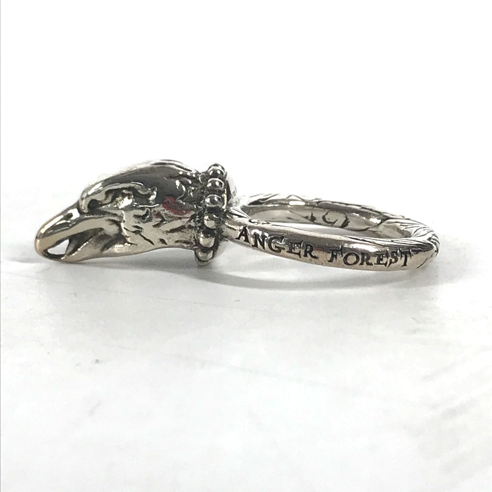 GUCCI Ring SV925 Silver Anger Forest ANGER FOREST Eagle head mens 14 Used Authentic