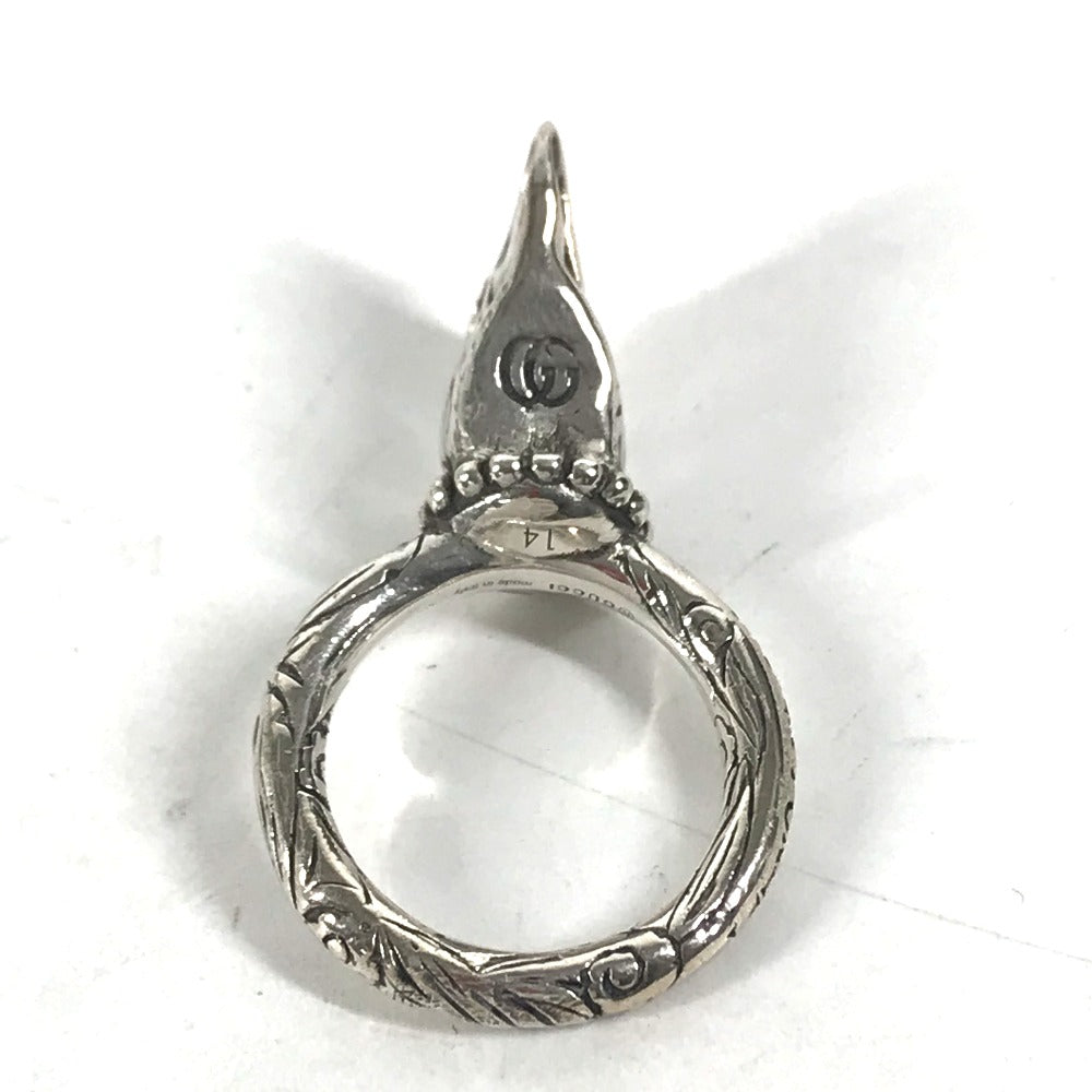 GUCCI Ring SV925 Silver Anger Forest ANGER FOREST Eagle head mens 14 Used Authentic