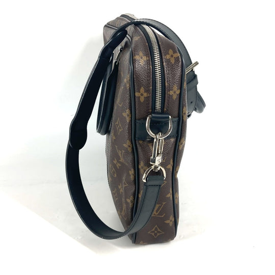LOUIS VUITTON Business bag  M52005 Monogram macacer canvas Brown Monogram macacer Porto Document Voyage PDV PM mens Used Authentic