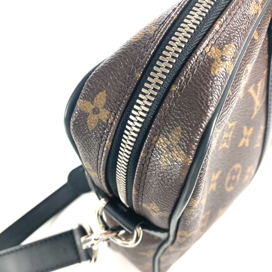 LOUIS VUITTON Business bag  M52005 Monogram macacer canvas Brown Monogram macacer Porto Document Voyage PDV PM mens Used Authentic