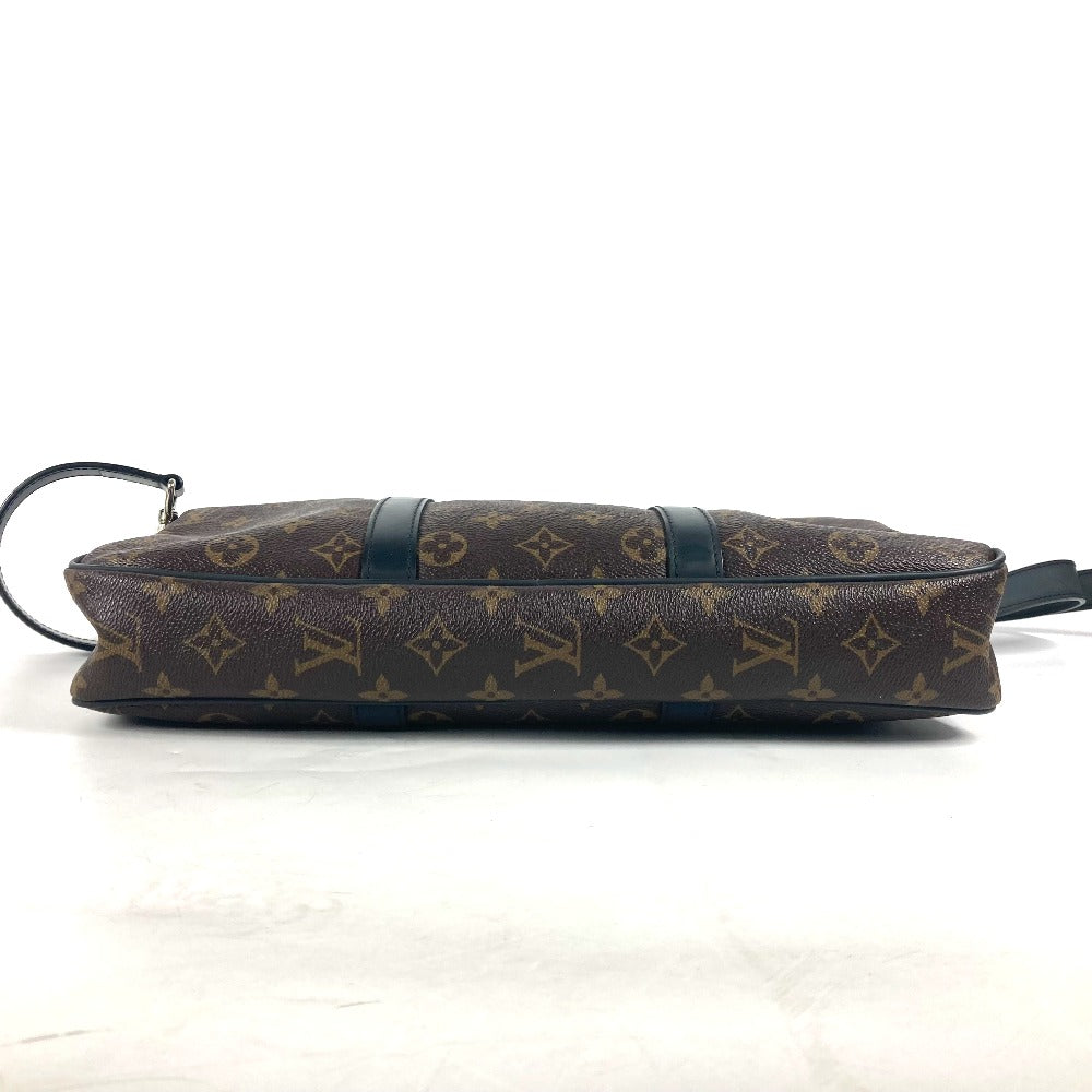 LOUIS VUITTON Business bag  M52005 Monogram macacer canvas Brown Monogram macacer Porto Document Voyage PDV PM mens Used Authentic