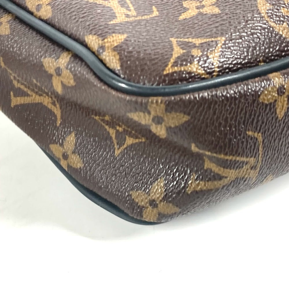 LOUIS VUITTON Business bag  M52005 Monogram macacer canvas Brown Monogram macacer Porto Document Voyage PDV PM mens Used Authentic