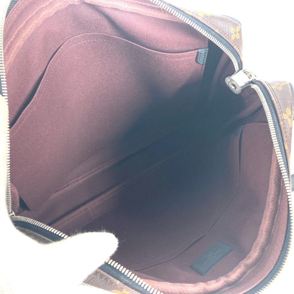 LOUIS VUITTON Business bag  M52005 Monogram macacer canvas Brown Monogram macacer Porto Document Voyage PDV PM mens Used Authentic