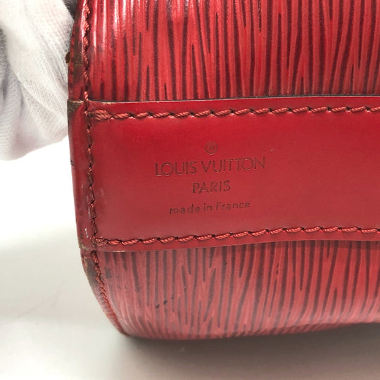 LOUIS VUITTON Shoulder Bag M80207 Epi Leather Red Epi Sac de Paul PM Women Used Authentic