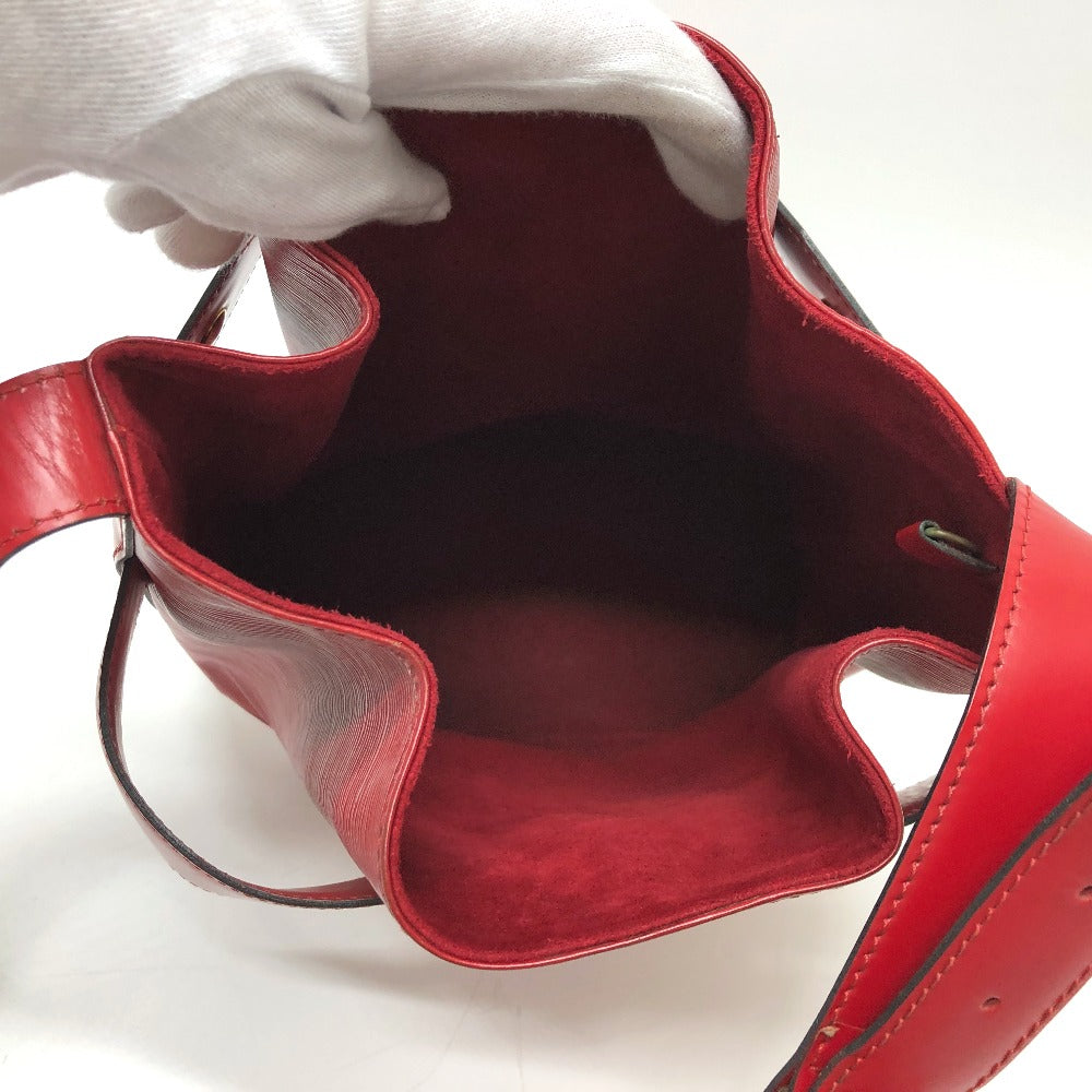 LOUIS VUITTON Shoulder Bag M80207 Epi Leather Red Epi Sac de Paul PM Women Used Authentic