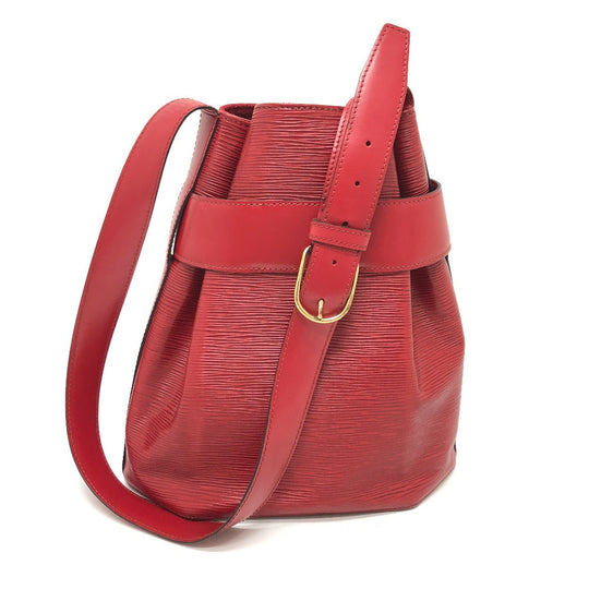 LOUIS VUITTON Shoulder Bag M80207 Epi Leather Red Epi Sac de Paul PM Women Used Authentic