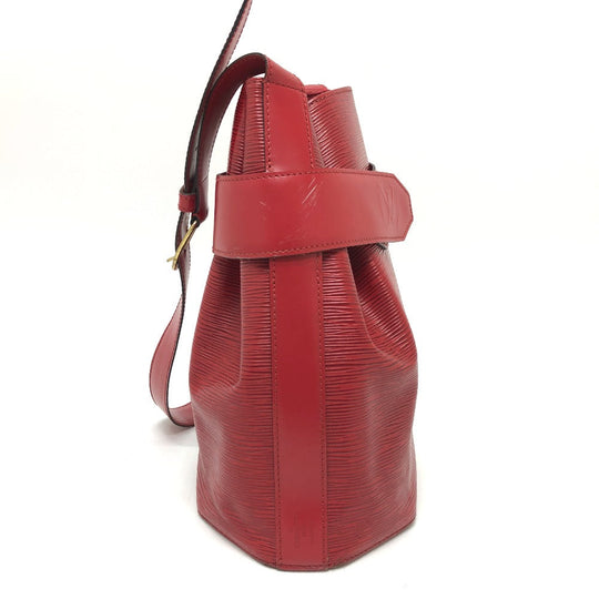 LOUIS VUITTON Shoulder Bag M80207 Epi Leather Red Epi Sac de Paul PM Women Used Authentic