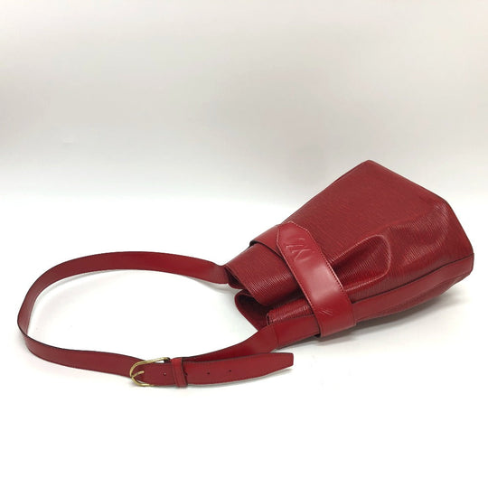 LOUIS VUITTON Shoulder Bag M80207 Epi Leather Red Epi Sac de Paul PM Women Used Authentic