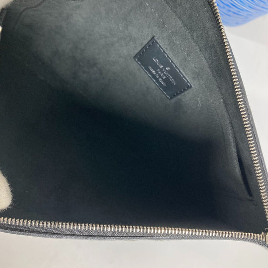 LOUIS VUITTON Shoulder Bag M51053 Epi Leather blue Epi Denim Neverfull MM Women Used Authentic