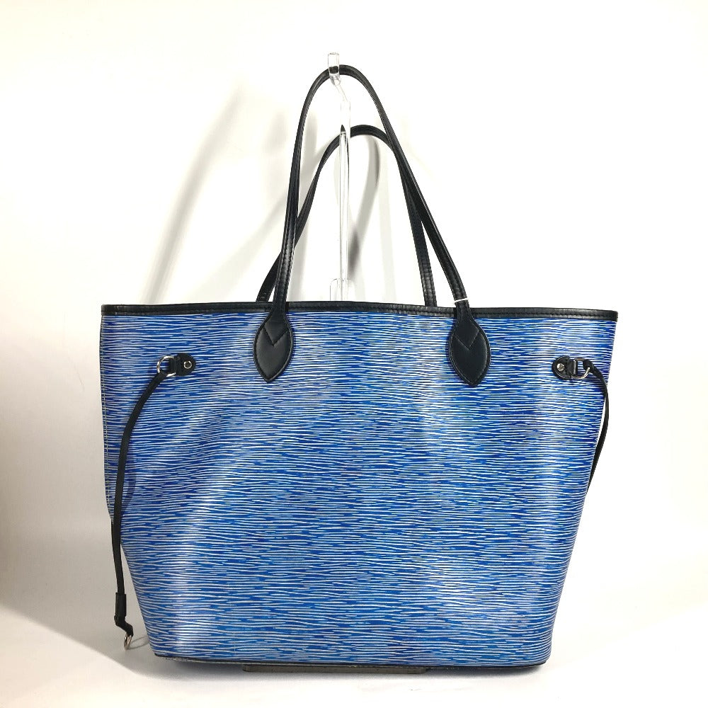 LOUIS VUITTON Shoulder Bag M51053 Epi Leather blue Epi Denim Neverfull MM Women Used Authentic