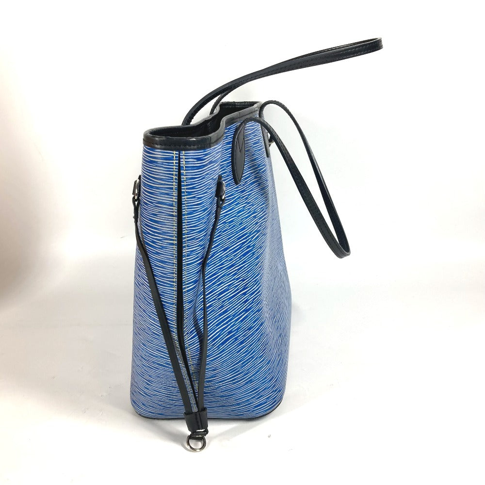 LOUIS VUITTON Shoulder Bag M51053 Epi Leather blue Epi Denim Neverfull MM Women Used Authentic