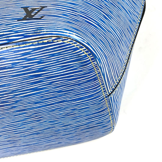 LOUIS VUITTON Shoulder Bag M51053 Epi Leather blue Epi Denim Neverfull MM Women Used Authentic