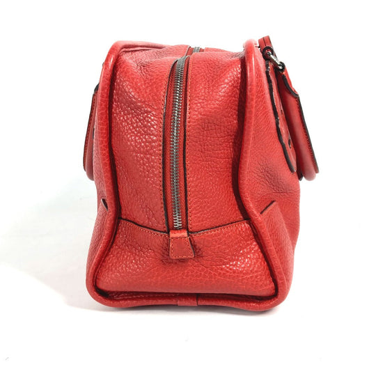 LOEWE Handbag leather Red Barroco Artesano Amazona 36 Women Used Authentic