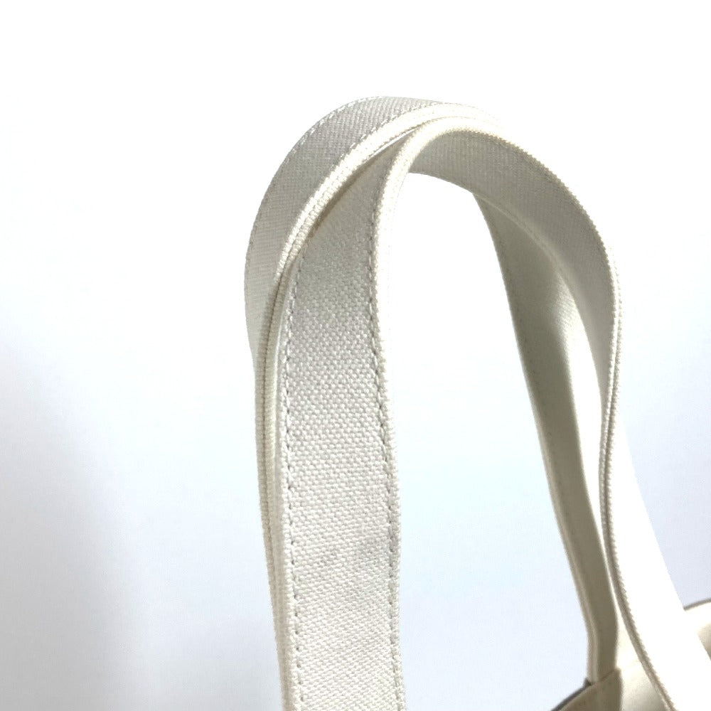 CHANEL Shoulder Bag canvas gray Shoulder Window line Women Used Authentic