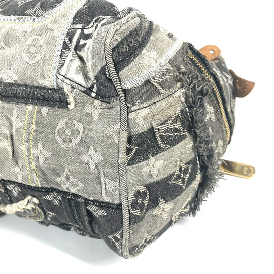LOUIS VUITTON Handbag M95381 denim black Monogram Denim Patchwork Speedy 30 Women Used Authentic