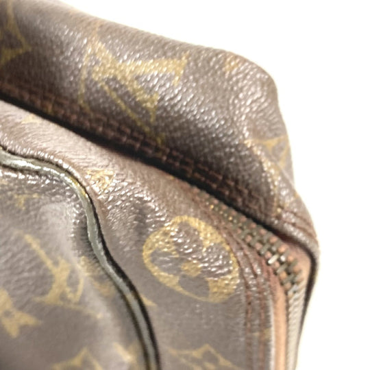LOUIS VUITTON Cosmetics Pouch M47522 Monogram canvas Brown Monogram Truth Cracking Ty 28 Women Used Authentic