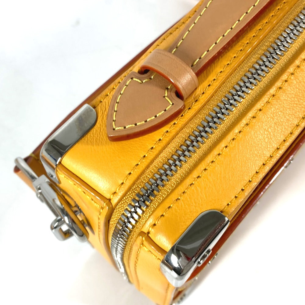 LOUIS VUITTON Shoulder Bag M59669 Calf leather Orange Virgil abloh steering wheel soft trunk mens Used Authentic