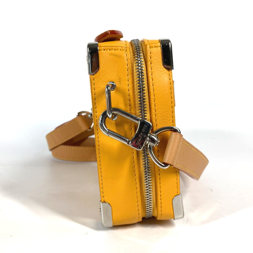 LOUIS VUITTON Shoulder Bag M59669 Calf leather Orange Virgil abloh steering wheel soft trunk mens Used Authentic