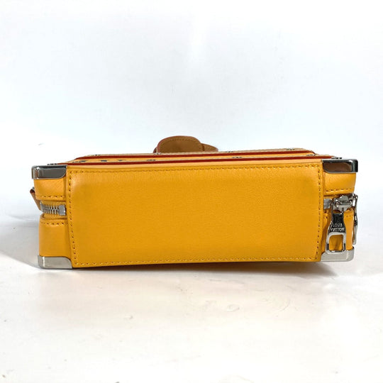 LOUIS VUITTON Shoulder Bag M59669 Calf leather Orange Virgil abloh steering wheel soft trunk mens Used Authentic