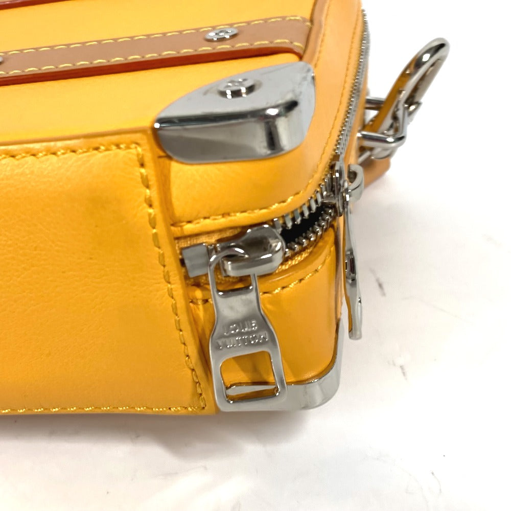 LOUIS VUITTON Shoulder Bag M59669 Calf leather Orange Virgil abloh steering wheel soft trunk mens Used Authentic
