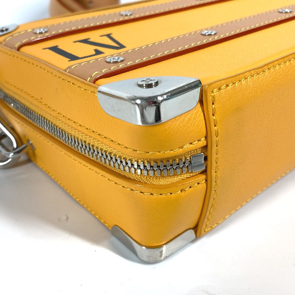 LOUIS VUITTON Shoulder Bag M59669 Calf leather Orange Virgil abloh steering wheel soft trunk mens Used Authentic