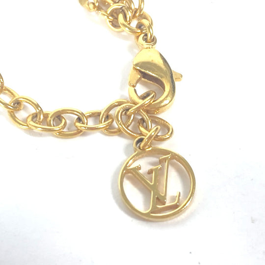 LOUIS VUITTON bracelet M68375 metal gold Accessories Blooming Bracelet Strass Bracelet Women Used Authentic