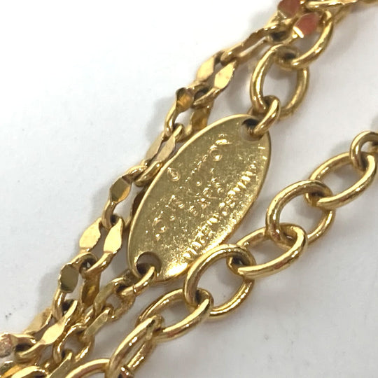 LOUIS VUITTON bracelet M68375 metal gold Accessories Blooming Bracelet Strass Bracelet Women Used Authentic