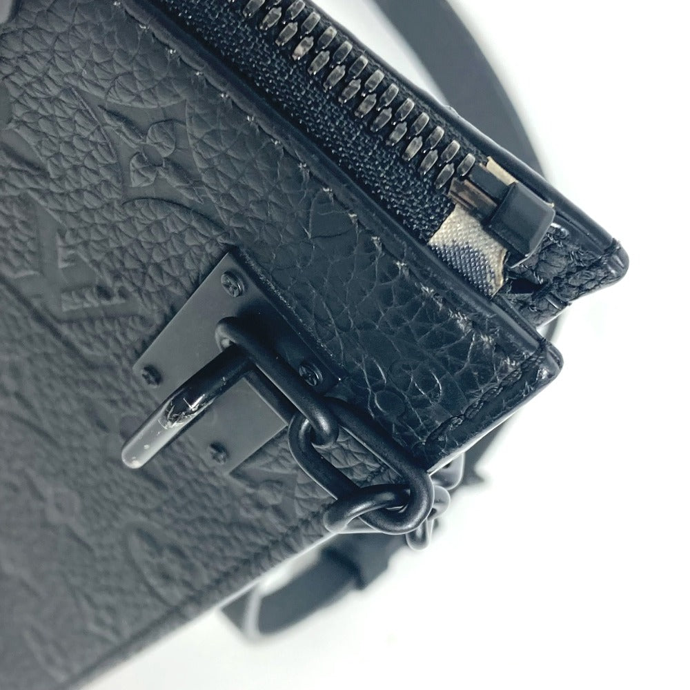 LOUIS VUITTON Shoulder Bag M55924  Taurillon Clemence Leather black Monogram Taurillon Clemence Sac Plat