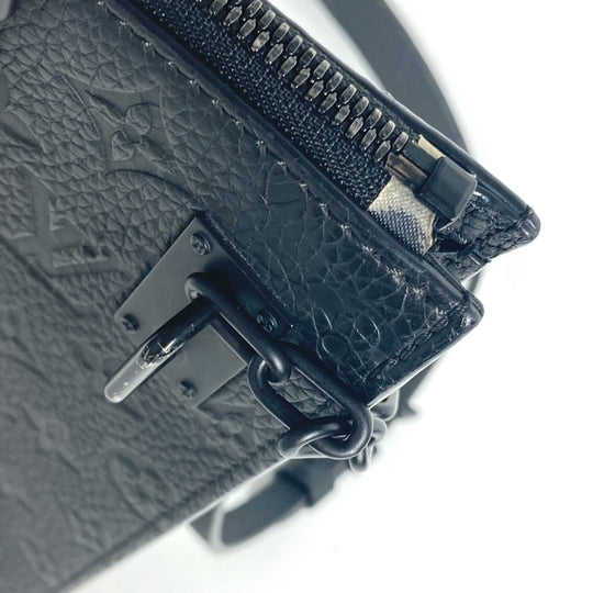 LOUIS VUITTON Shoulder Bag M55924  Taurillon Clemence Leather black Monogram Taurillon Clemence Sac Plat