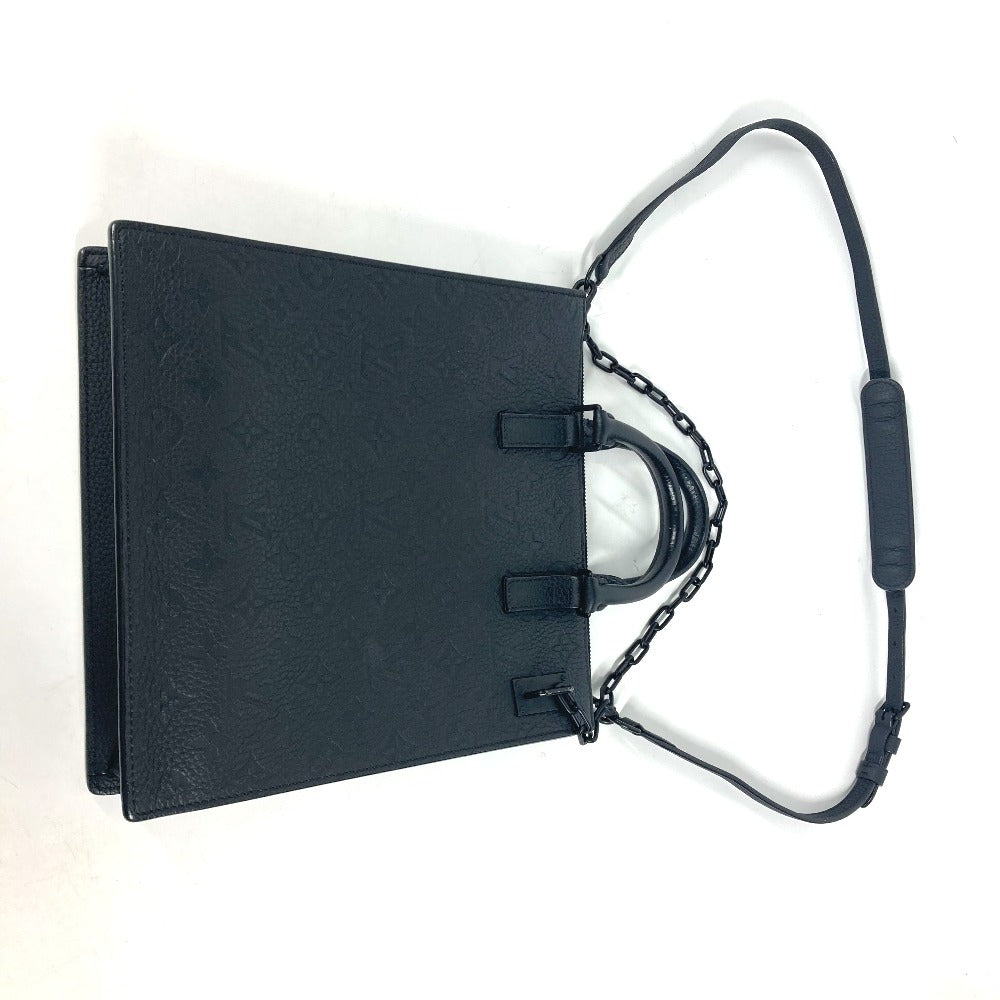 LOUIS VUITTON Shoulder Bag M55924  Taurillon Clemence Leather black Monogram Taurillon Clemence Sac Plat