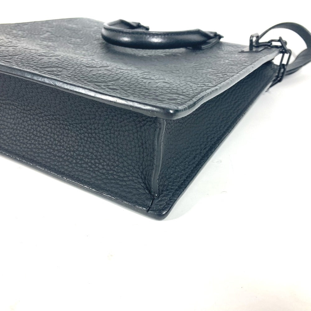 LOUIS VUITTON Shoulder Bag M55924  Taurillon Clemence Leather black Monogram Taurillon Clemence Sac Plat