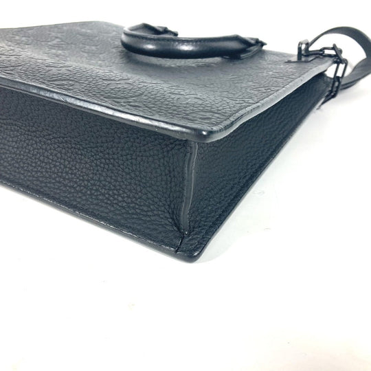 LOUIS VUITTON Shoulder Bag M55924  Taurillon Clemence Leather black Monogram Taurillon Clemence Sac Plat